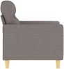 vidaXL Sofasessel Taupe 60 cm Stoff 359226 Bild 4