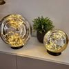 s.luce Orb LED-Dekolampe Glaskugel Ornament Rauch Verlauf Ø 30cm Bild 3