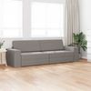 vidaXL Schlafsofa Taupe 245 x 78 x 77 cm Stoff 4106720 Bild 3