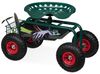 Relaxdays Fahrbarer Gartensitz mit Stauraum Bild 1
