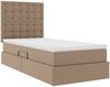 vidaXL Aufbewahrungsbett Cappuccino 90 x 200 cm Kunstleder 3371652 Bild 5