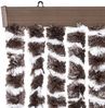 vidaXL Fliegenvorhang Braun und Weiß 90x200 cm Chenille 377392 Bild 4