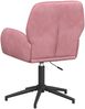 vidaXL Drehstuhl 54 x 55 x 90 cm Rosa Samt (V) 42034347 Bild 5
