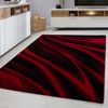 Kurzflor Teppich Matteo rechteckig - 160x230 cm - Rot Bild 2