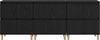 vidaXL Sideboards 3 pcs Schwarz Eichen-Optik 60 x 35 x 70 cm 3415591 Bild 5