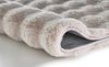 Kleine Wolke Badematte Cloud, Höhe 28 mm, rutschhemmend beschichtet, fußbodenheizungsgeeignet, Polyester, rechteckig, Badteppich, Uni Farben, Hoch-Tief Effekt, besonders weich Bild 3