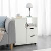 SoBuy FBT105-W Schubladenschrank Büro, Spanplatte, Melamin, Weiß, 60 x 70 x 35 cm Bild 5