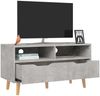 vidaXL TV-Schrank Betongrau 90x40x48,5 cm Holzwerkstoff 326781 Bild 3