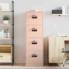 vidaXL Aktenschrank 2 pcs Rosa 44 x 50 x 139 cm Kaltgewalzter Stahl 3406155 Bild 4