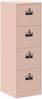 vidaXL Aktenschrank 2 pcs Rosa 44 x 50 x 139 cm Kaltgewalzter Stahl 3406155 Bild 2
