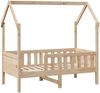 vidaXL Kinderbett Hausbett 70x140 cm Massivholz Kiefer 850713 Bild 3