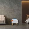 Sitzhocker mit Stauraum Kunstleder Bild 2