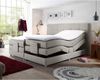 Boxspringbett Hotelbett Doppelbett MANAUS-09 in Elephant grau, Komfort Topper, 180x200 cm, H3/H4, elektrisch verstellbar, Taschenfederkern-Matratze Bild 5
