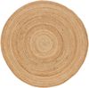 carpetfine Teppich Nele Juteteppich Naturfaser, rund, Höhe: 6 mm, geflochtener Wendeteppich aus 100%Jute, in rund und oval, viele Größen Bild 2
