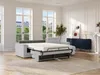 Vente-unique - VIZIR Sofa Stoff Grau - B 223 cm94 cm x H 110 cm95 cm x L 282 cm Bild 3