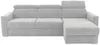 Vente-unique - VIZIR Sofa Stoff Grau - B 223 cm94 cm x H 110 cm95 cm x L 282 cm Bild 4
