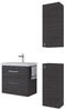 Planetmöbel Badmöbel-Set Badmöbel-Set 63cm mit 2x Midischrank, (Badezimmerschrank, Waschbeckenunterschrank) Bild 4