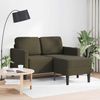 vidaXL 2er-Sofa mit Chaiselongue L-Form Armeegrün 125 cm Kunstleder 4107091 Bild 2