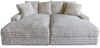 KAWOLA Big Sofa CADY Megacord cremeweiß 73 x 168 x 248 cm Bild 3