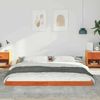vidaXL Bettrahmen Wachsbraun 180 x 200 cm Massives Kiefernholz 873306 Bild 3