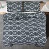 vidaXL Bettwäsche-Set Grau 200x220 cm Baumwolle 136057 Bild 5