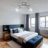 LED Deckenleuchte, verstellbare Spots, Chrom, Silber Bild 3