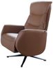 KAWOLA Sessel SARI Relaxsessel drehbar Leder braun 108 x 89 x 77 cm Bild 3