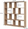 Raumteiler Pilar Sonoma 131.6 x 143 cm Vicco Bild 3