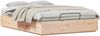 vidaXL Ottoman Bettgestell Natur 140 x 190 cm Massives Kiefernholz 3418744 Bild 2