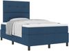 vidaXL Boxspringbett mit Kopfteil Blau 120 x 190 cm Stoff 3339377 Bild 2