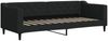 vidaXL Tagesbett Ausziehbar Schwarz 80x200 cm Stoff 3197423 Bild 4