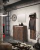 Wandspiegel >GENIO industrial< in Eiche - 80x65x2 (BxHxT) Bild 4