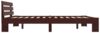 vidaXL Bettgestell Dunkelbraun Massivholz Kiefer 180×200 cm [283177] Bild 4