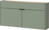 Germania Hängender Mehrzweckschrank 1398-629 GW-Ameca, in Taupegrün/Eiche, geringe Tiefe, optimal für schmale Flure, 110 x 57 x 22 cm (BxHxT) Bild 1