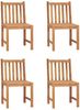 vidaXL 5-teiliges Garten-Ess-Set 120 x 70 cm Massivholz Teak 3059927 Bild 3
