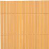vidaXL Gartenzaun Doppelseitig 110x500 cm Gelb 317163 Bild 5