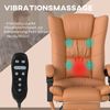 Bürostuhl Mit Massagefunktion & Wärme - Chefsessel Höhenverstellbar 135° Neigung Mit Fußstütze Und Fernbedienung Bild 2