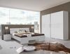Schwebetürenschrank >Anna< in WEISS - 225x208x65cm (BxHxT) Bild 2
