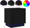 vidaXL Nachttisch Schwarz 44 x 34,5 x 45 cm Holzwerkstoff 869564 Bild 2