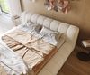 Polsterbettgestell Cutio 180x200 cm Bouclé Creme-Weiß Bild 5