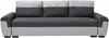 Vente-unique - GABY Sofa Stoff Grau - B 90 cm x H 88 cm x L 260 cm Bild 3