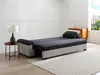 Vente-unique - GABY Sofa Stoff Grau - B 90 cm x H 88 cm x L 260 cm Bild 2
