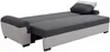 Vente-unique - GABY Sofa Stoff Grau - B 90 cm x H 88 cm x L 260 cm Bild 5