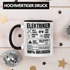 Trendation Tasse Trendation - Elektriker Tasse Geschenk Elektromeister Lustiger Spruch Bild 3
