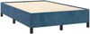 vidaXL Boxspringbett mit Matratze Dunkelblau 120x190 cm Samt 3270023 Bild 4