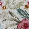 TeppichHome24 Outdoorteppich In- & Outdoor Teppich 3d-effekt Blumen Blätter Muster türkis bunt, Rechteckig Bild 4