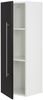 Hochschrank SANTINI 100cm weiss matt mit Tür schwarz : Schwarz Bild 3