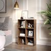 Vasagle Bücherschrank, Bücherregal, mit 6 Fächern, Büroregal, Würfelregal, Standregal, für Wohnzimmer, Schlafzimmer, Büro, Kinderzimmer, vintagebraun von Songmics LBC203BX Bild 3