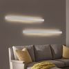 ZMH Wandleuchte Innen Wandlampe LED - Modern Schlafzimmer 100CM Flurlampe Warmweiß 31W Weiß Treppenhauslampe Wandbeleuchtung für Flur Treppenhaus Kinderzimmer Wohnzimmer Bild 3