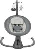 Kikkaboo elektrische Babywippe Twiddle, Schaukelfunktion, Fernbedienung, Timer dunkelgrau Bild 3